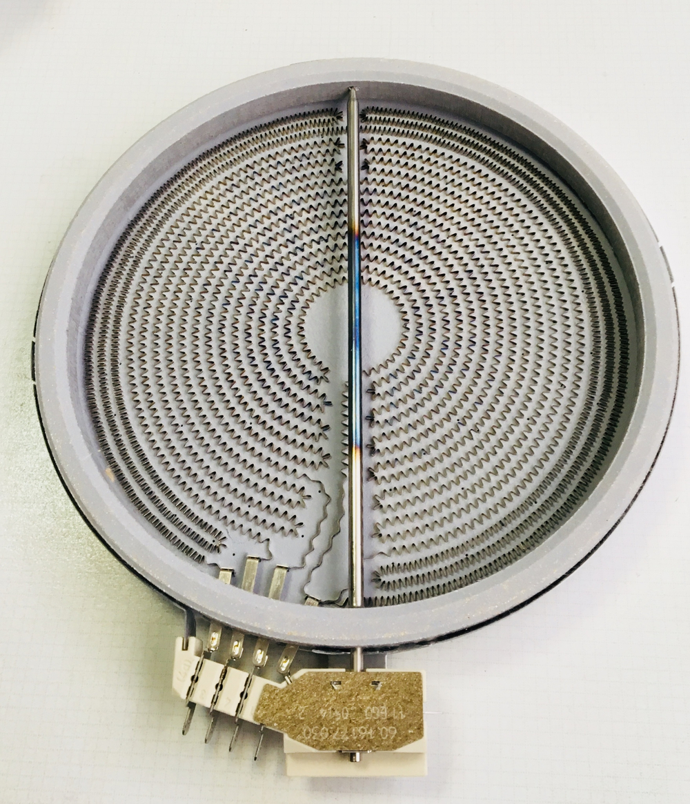 Конфорка трехзонная 2300/1600/800 W для плит Beko, Blomberg и др. 162926019