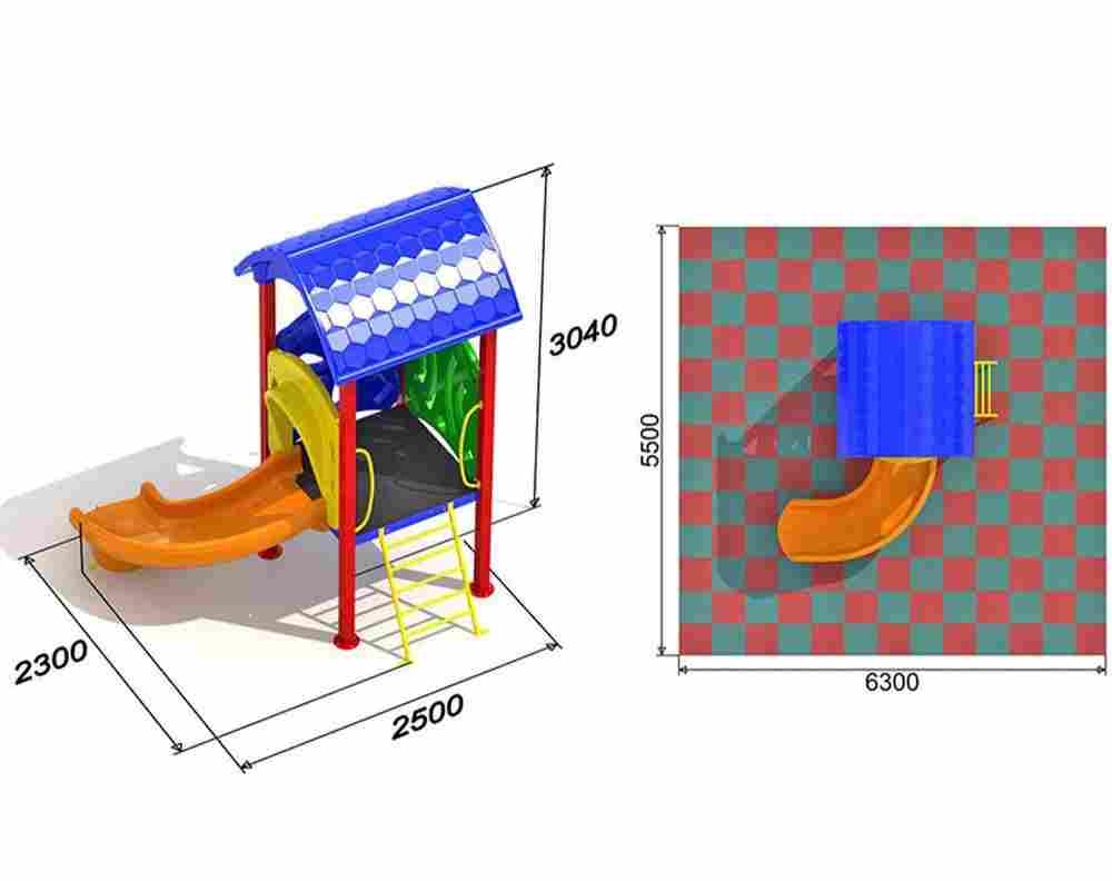 Детская площадка «Яркие Страницы»