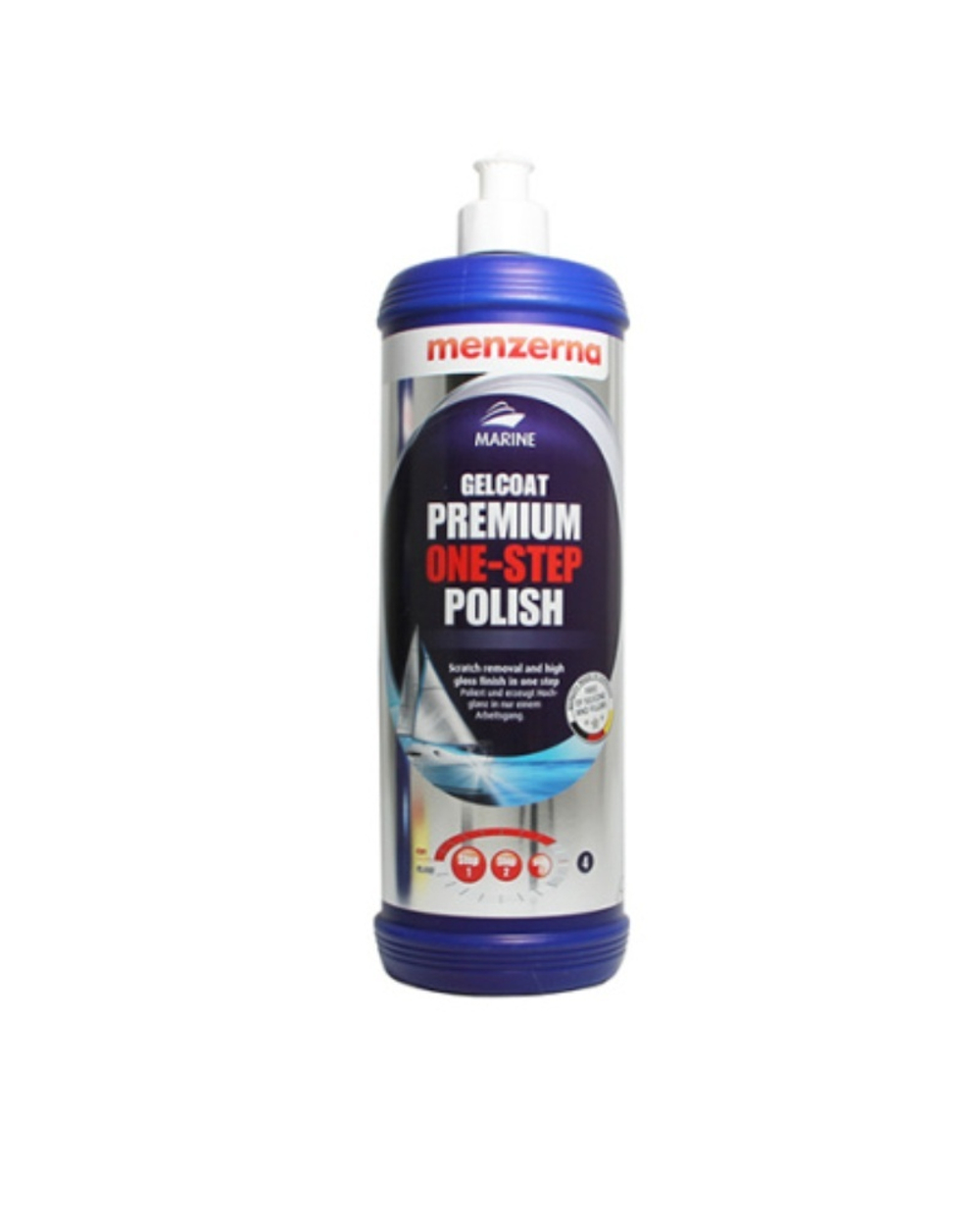 Menzerna Высокоабразивная полировальная паста Gelcoat Premium One-Step Polish 1л