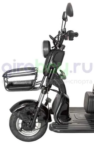 Электроскутер LS-CO A3 1000W (60V/20Ah) - Чёрный фото №13