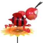 Фигура на спице «Пчелка на подсолнухе» 60 см (фигура 11*10 см), микс