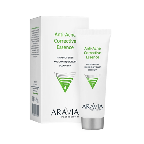 Интенсивная корректирующая эссенция для жирной и проблемной кожи Aravia Professional Anti-Acne Corrective Essence 50мл