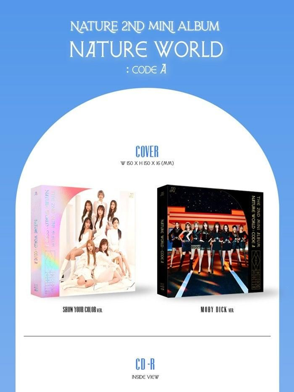 Альбом Nature - Nature World : Code A 2nd Mini Album RANDOM Version