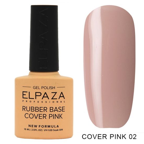Камуфлирующая База ELPAZA RUBBER BAZE COVER PINK #02