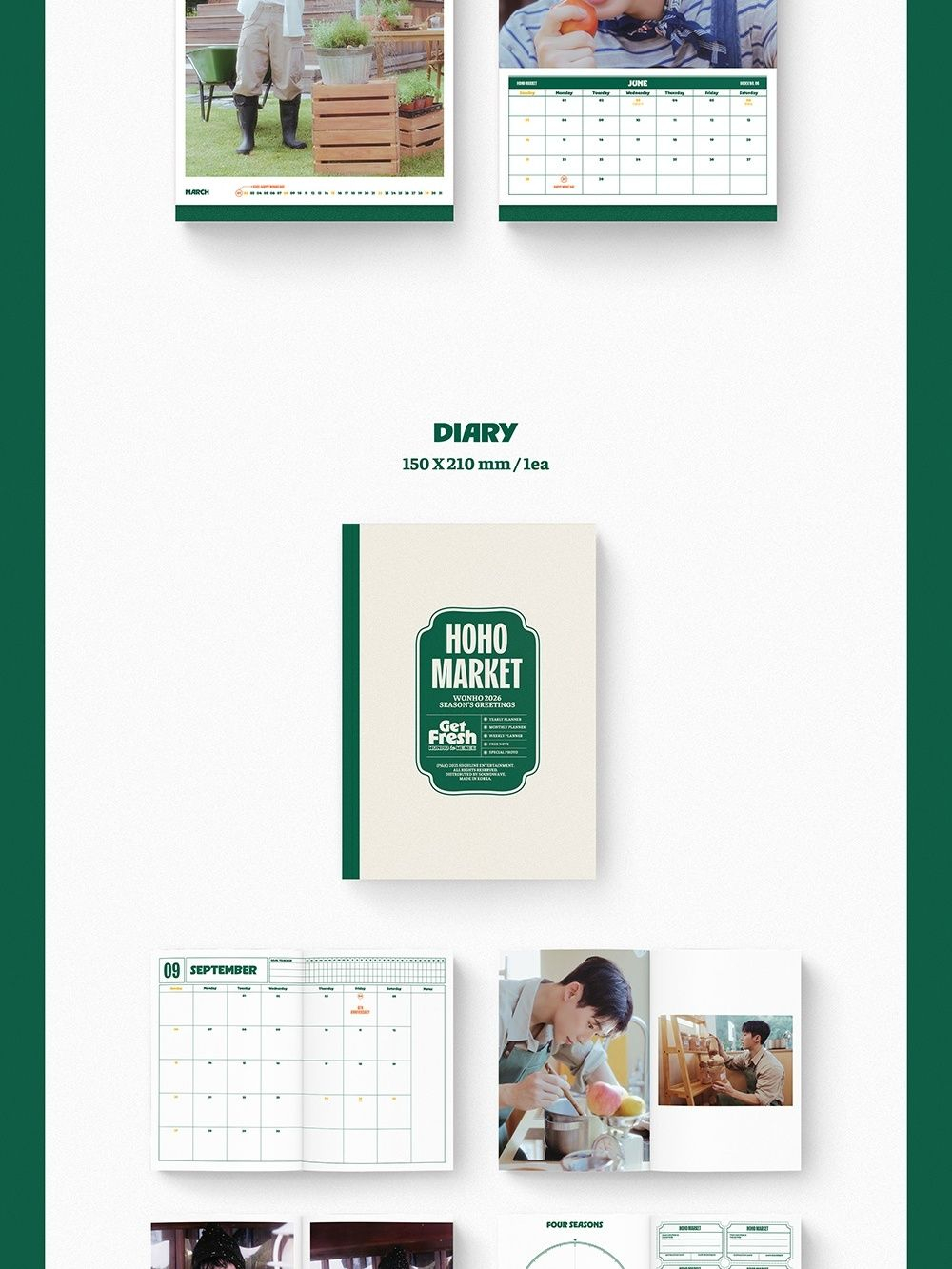 товары WONHO - HOHO MARKET 2026 Season's Greetings