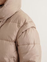 Пуховик объемный короткий Unisex с отстегивающимися рукавами