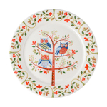 Набор тарелок owl из коллекции birds of paradise в подарочной упаковке, D21 см, 2 шт.