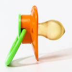 7456406 Соска-пустышка латексная классическая, с кольцом, от 0 мес., цвет МИКС