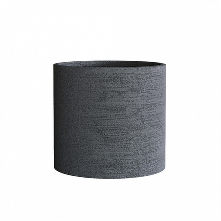 Кашпо CYLINDER EROSIA GRAY D25 H25