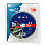 Диск алмазный сплошной ультратонкий по керамике KRUGO MASTER 230х1,6х25,4х8mm, 81042300247