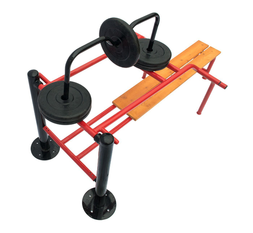 Уличный тренажер Горизонтальный жим с изменяемой нагрузкой СВС-151