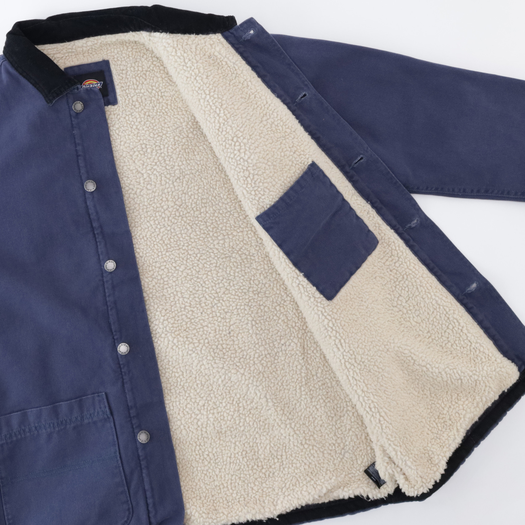 Куртка Dickies Stonewashed Duck Lined Chore Coat (stonewashed navy) артикул: - купить в магазине Дайс