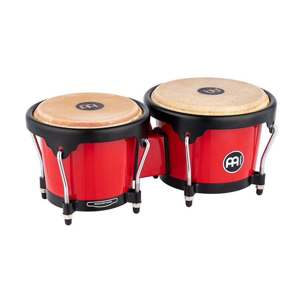 Journey Bongos Бонго Пластиковые 6,5&quot;Х7,5&quot;, Цвет Красный Meinl Hb50R