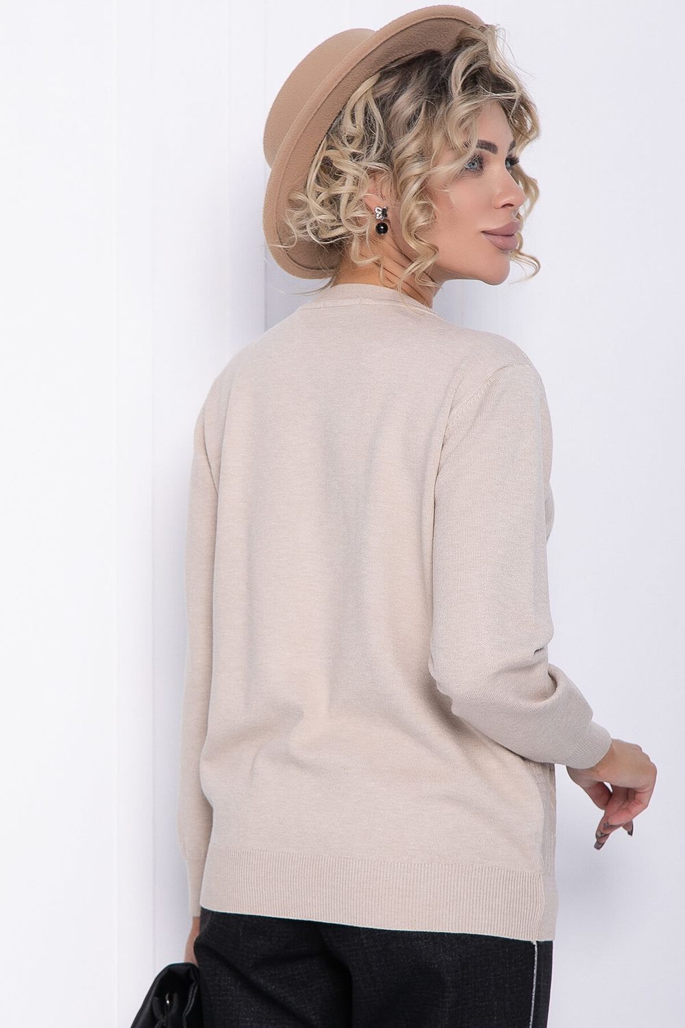 Джемпер Гардения (бежевый) Б12170-4 LT Collection