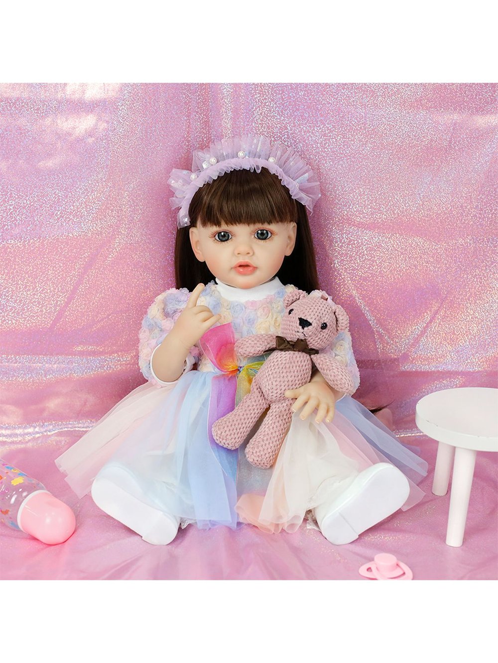 Кукла Реборн виниловая LifeReborn 55см (LR-031)