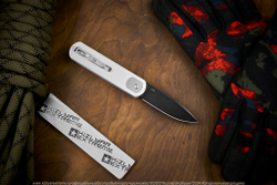 Нож Vosteed Corgi сталь 14C28N Black Stonewash рукоять White G10