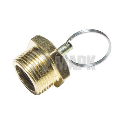 Кран а/м КАМАЗ, ЗИЛ, МАЗ слива конденсата (бронза) М22х1.5