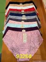 Трусы х/б,кружева,выс.посадка 9326