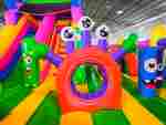 Коммерческий надувной батут «Монстроленд» 7*6*5,6 м