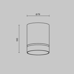 Накладной светильник Maytoni Technical C085CL-9W3K-W