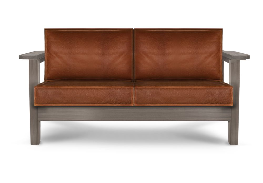 Диван Victory (Grey_bristol,Винилискожа Mahogany,Винилискожа (Mahogany) цвет № 202)