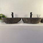 Раковина из речного камня ПАРА! RS-65483 52*36*14 0866