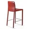 Полубарный стул Barrie 65 см красная кожа