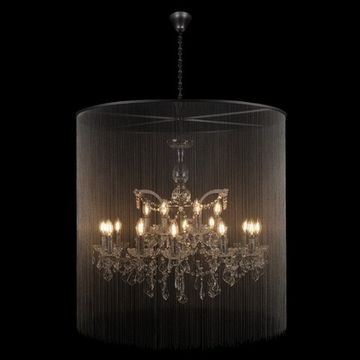 Подвесная люстра 18*Е14 10450/900 графит Vaille Crystal LOFT IT