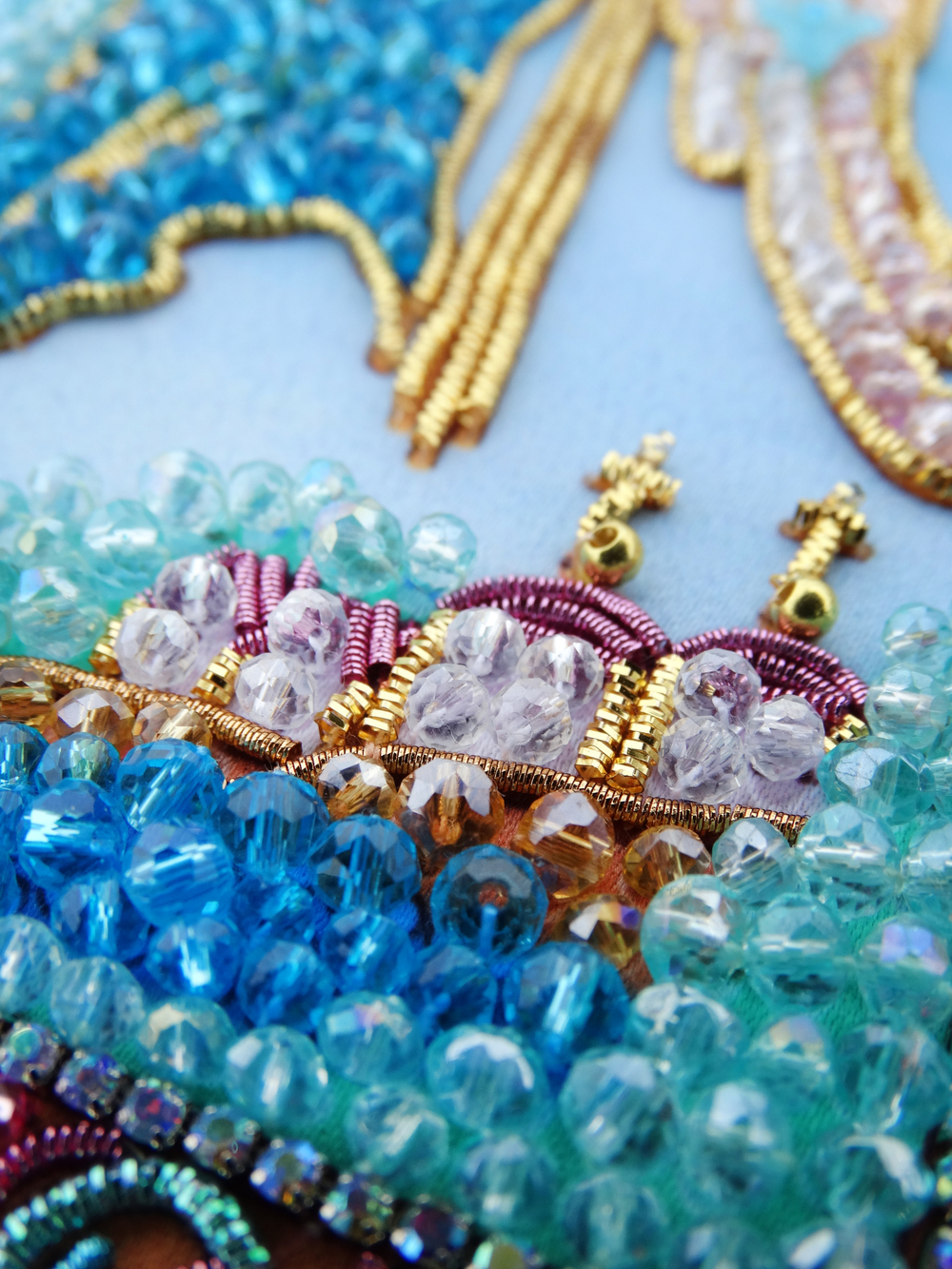 И-24а Набор для вышивания хрустальными камнями Ангел Хранитель домашнего очага (мал.)