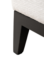 Банкетка Garda Decor Стелла(Stella) 60 прямоугольная светло-бежевый Koza2601-ECRU+Nev21 60*38*40 см