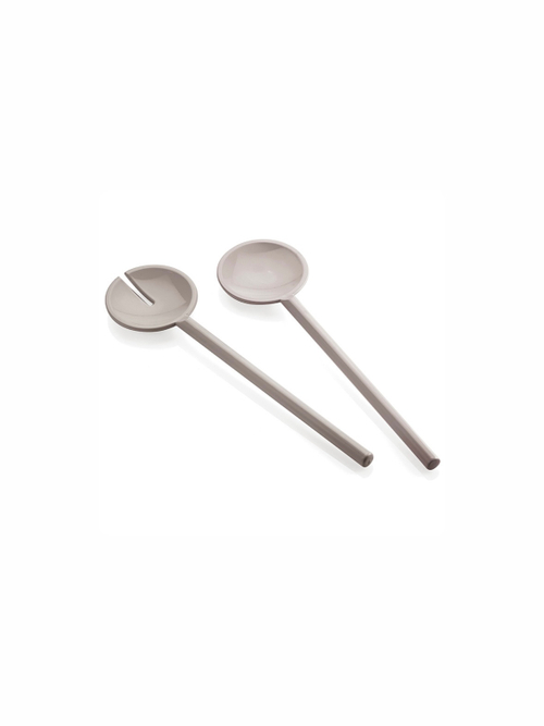 Набор столовых приборов для салата Tiffany | серо-бежевые