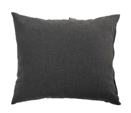 Декоративная подушка для мебели 50х43 см, цвет темно-серый 027