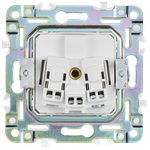 SKANDY Розетка с заземлением без защитных шторок 16А SK-R05B бежевый IEK