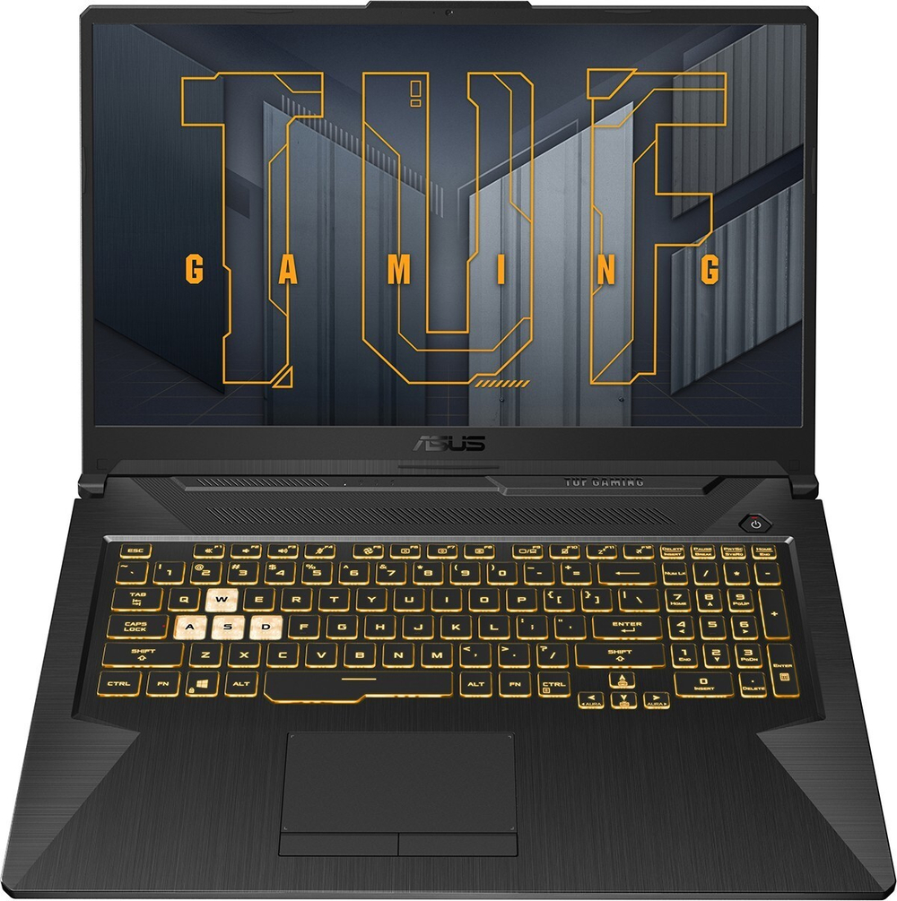 Ноутбук ASUS TUF Gaming F17 FX706HE-HX026 90NR0713-M00540 Intel Core i5 11400H, 8192 Mb, 17.3; Full HD 1920x1080, 512 Gb SSD, DVD нет, nVidia GeForce RTX 3050 Ti 4096 Mb, No OS, серый