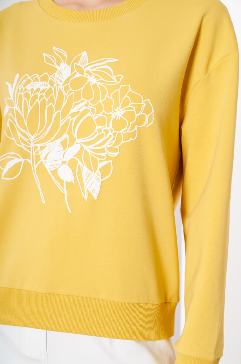 22387 Джемпер женский (желто-горчичный)