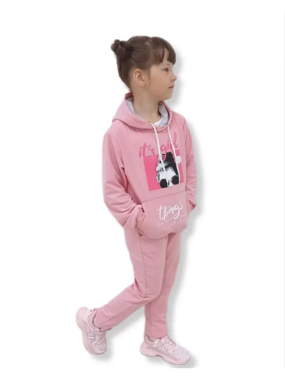 модный костюм для девочки весна