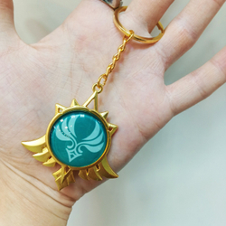 Брелок светящийся "Genshin Impact / Геншин - Мондштадт"