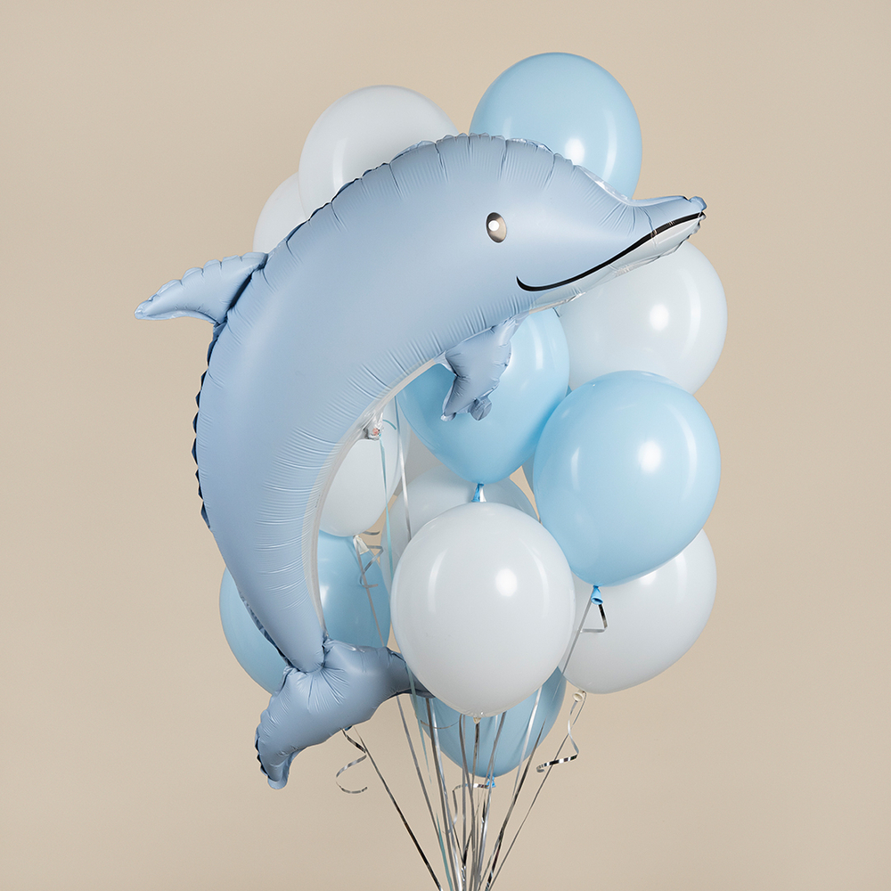 Фигура "Голубой дельфин сатин"