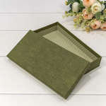 Коробка Ювелирная 24х12х4 см (Зеленый)