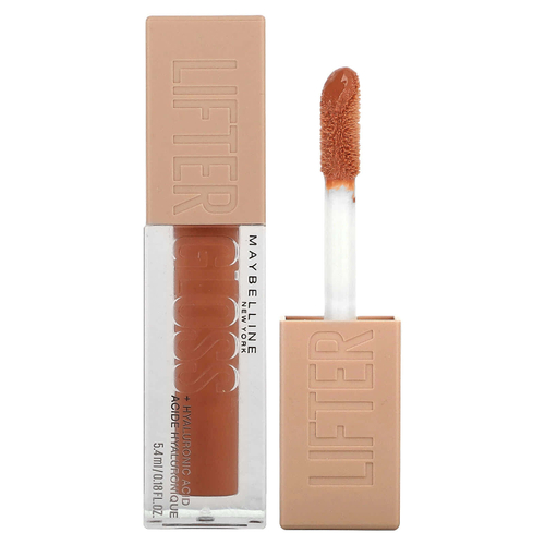 Maybelline, Lifter Gloss + гиалуроновая кислота, янтарь 007, 5,4 мл (0,18 жидк. унц.)