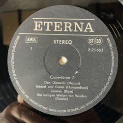 Винтажная виниловая пластинка LP Сборник Классической Музыки Ouverturen II (ГДР 1974)