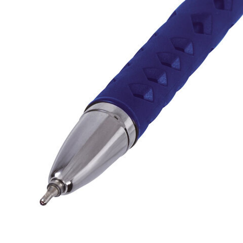 Ручка шариковая масляная BRAUBERG "Orient", СИНЯЯ, корпус синий, узел 0,7 мм, линия письма 0,35 мм, 142999