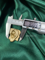 Пуговицы Скиапар. "Ухо" античное золото