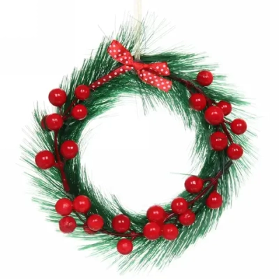 Венок хвойный «Лесная ягода» 17 см
