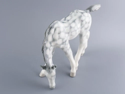 Скульптура Жеребенок пасущийся серый в яблоках арт. 82.01960.00.1