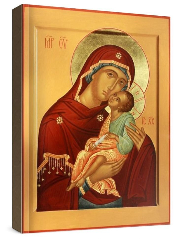 Сладкое лобзание (рукописная икона)