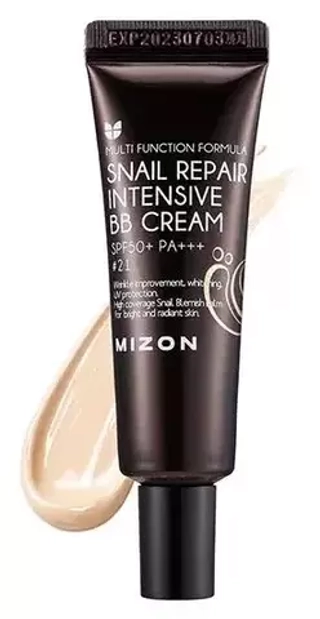 Mizon ББ-крем с экстрактом муцина улитки - Snail repair intensive bb cream SPF50+ РА+++ #27