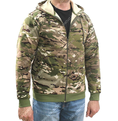 Толстовка на молнии (футер 3-х нитка, мультикам)