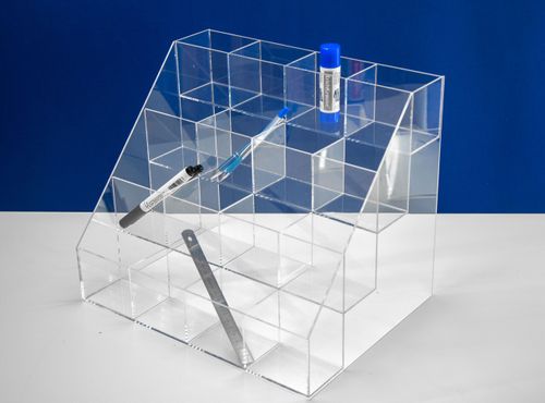 Подставка для ручек и кистей 16 ячеек 95х70х80