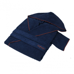 Халат Hamam Meyzer синий с красным Турция